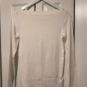 GAP Elegant White Long Sleeve Tee
